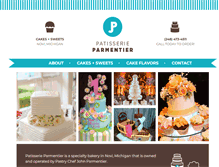 Tablet Screenshot of jpdesserts.com